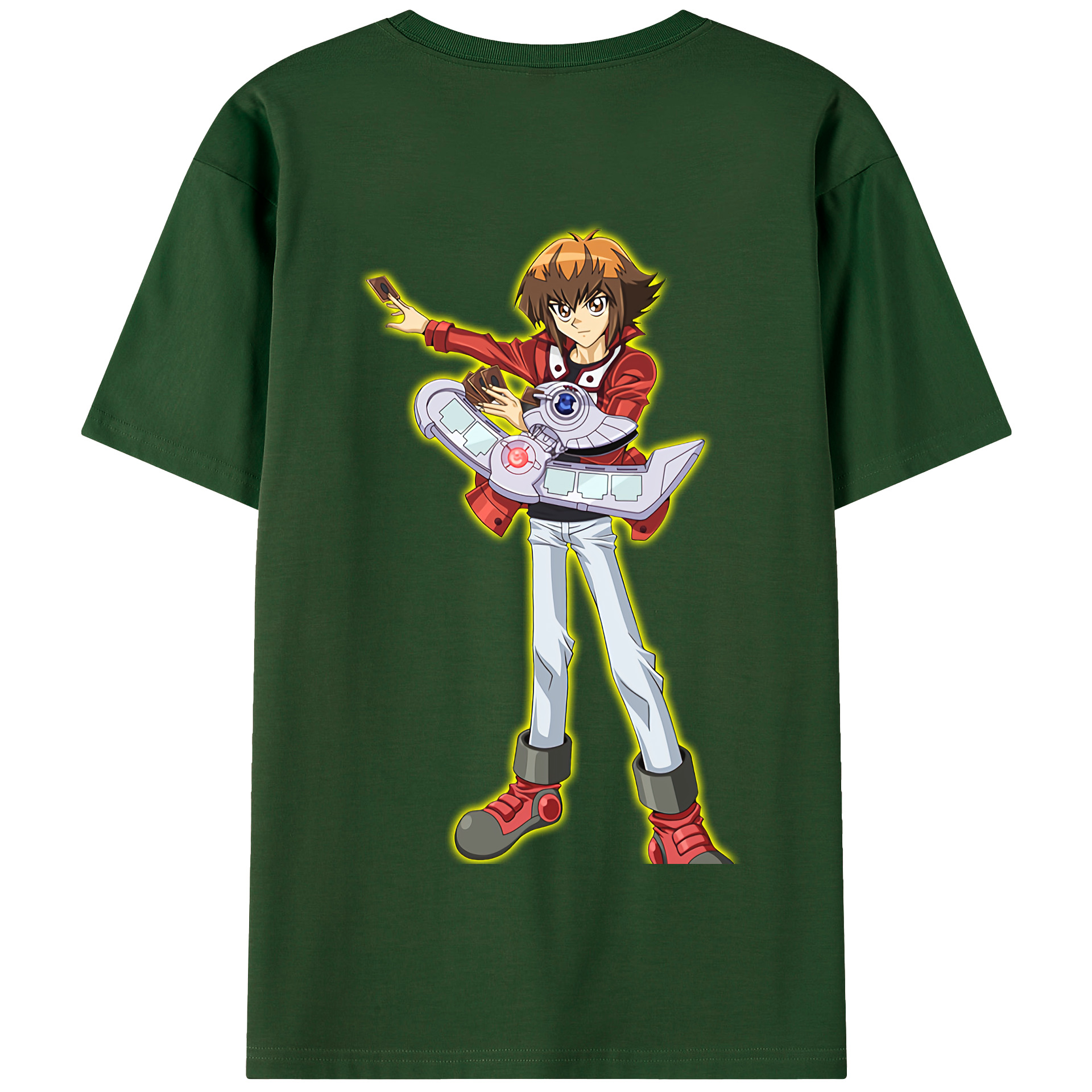 （画像用） 遊☆戯☆王 Yu-Gi-Oh! 綿100％半袖Tシャツ（背面プリント）